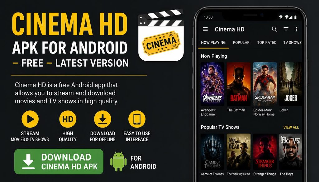Cinema HD APK for Android – Free – Latest Version