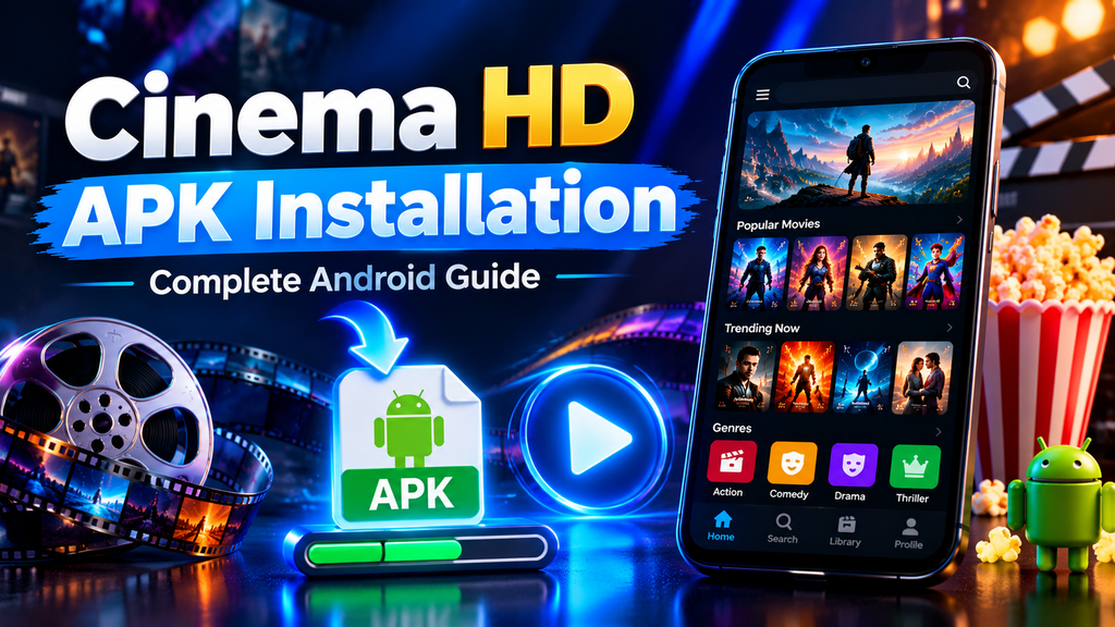 Cinema HD APK installation